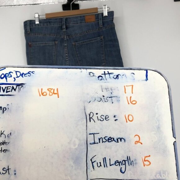 BDG Denim  cutoff shorts from the Cigarette ankle skinny in blue waist 30 - Picture 14 of 16